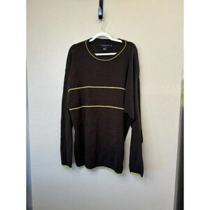 Vintage‎ A. Adams & Spire Brown Sweater Size 2XL mens sweater, brown sweater,
